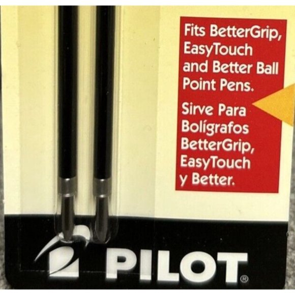 Pilot The Better Refill BetterGrip EasyTouch Better Ballpoint Pens Med Red 2Pack - Picture 4 of 4